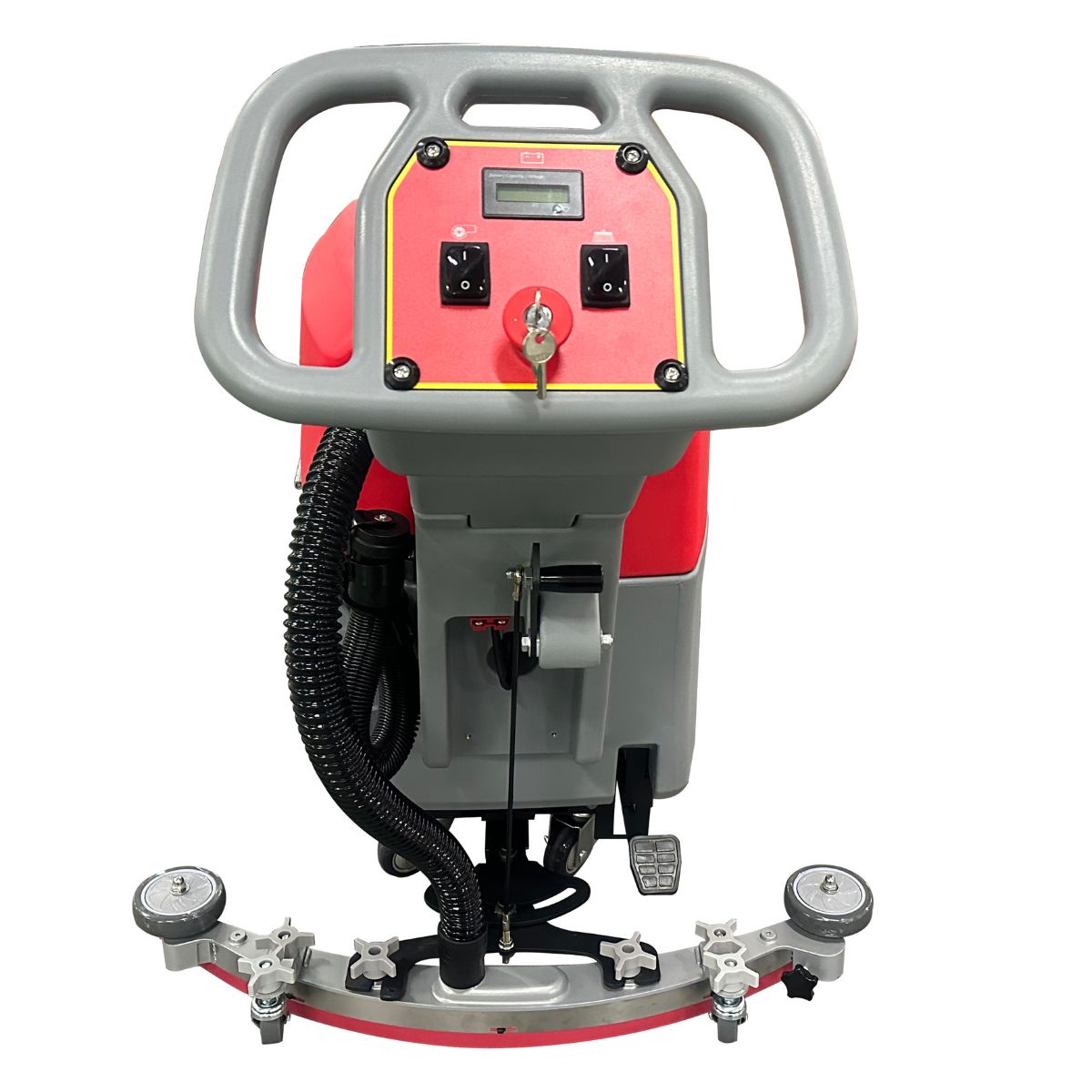 Okum's Choice OC18 18" Battery Powered Walk Behind Floor Scrubber - 24V