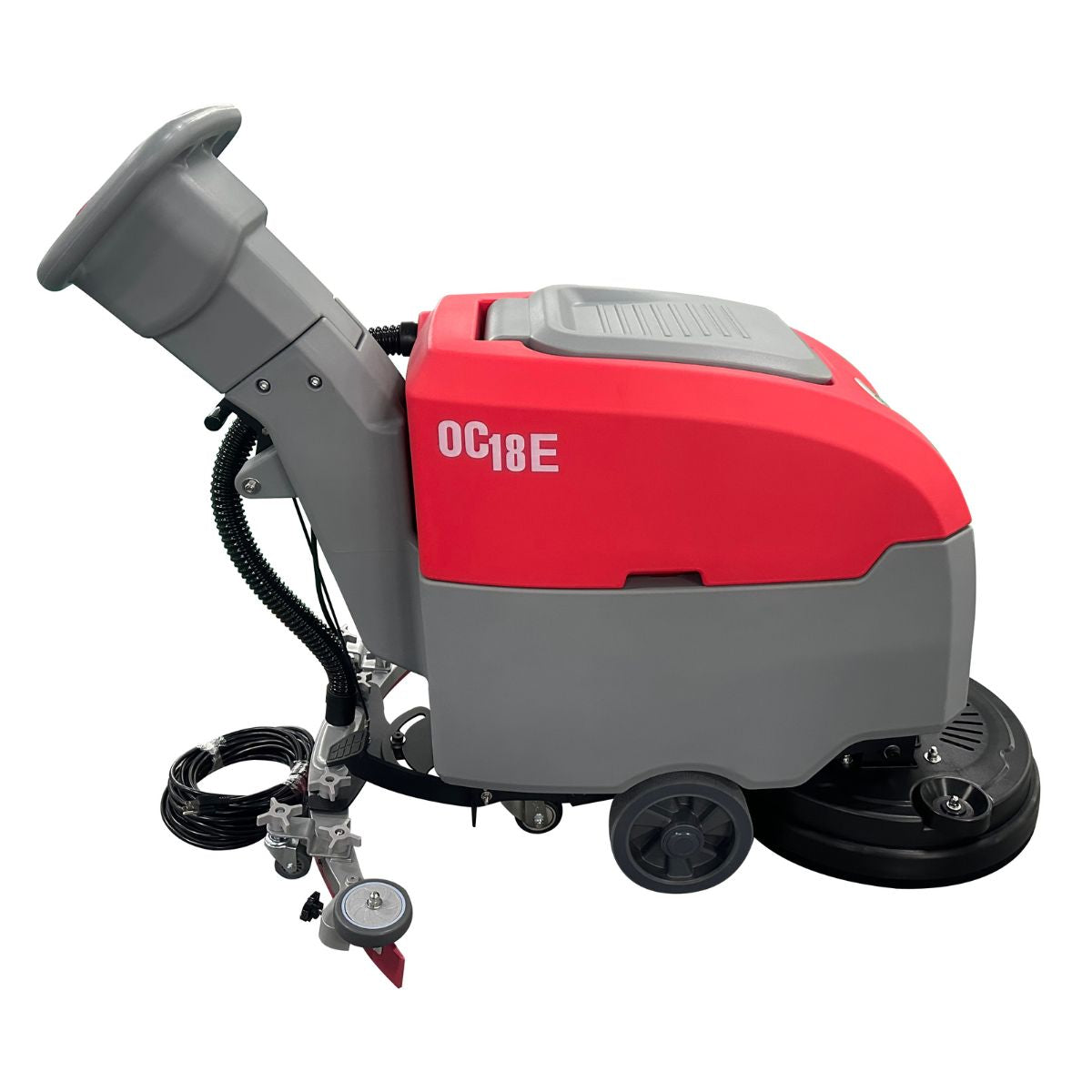 Okum's Choice OC18E 18" Electric Walk Behind Floor Scrubber - 110-120V Corded