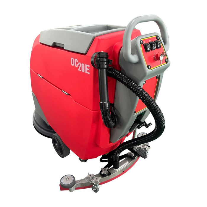 Okum's Choice OC20E 20" Electric Walk Behind Scrubber - 220V Corded