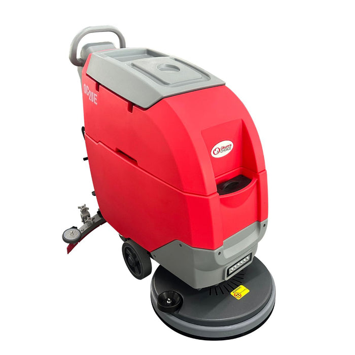 Okum's Choice OC20E 20" Electric Walk Behind Scrubber - 220V Corded