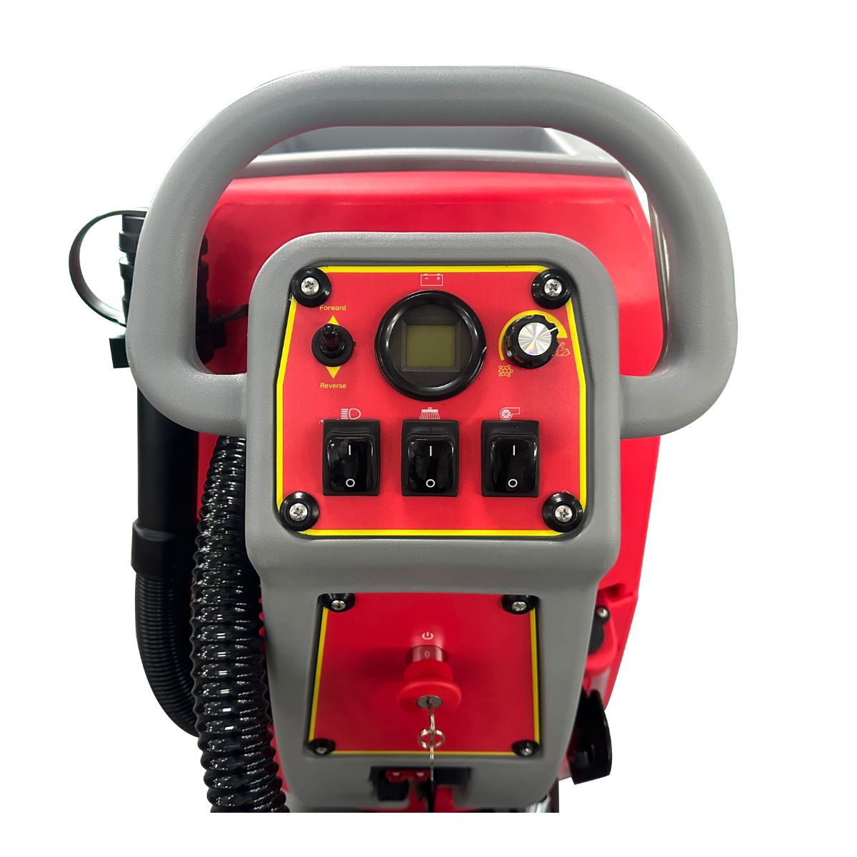 Okum's Choice OC26TD 26" Traction Drive Walk Behind Floor Scrubber - 24V Battery Powered