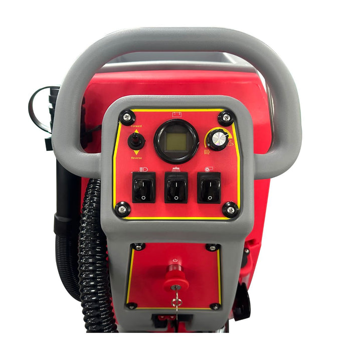 Okum's Choice OC26TD 26" Traction Drive Walk Behind Floor Scrubber - 24V Battery Powered