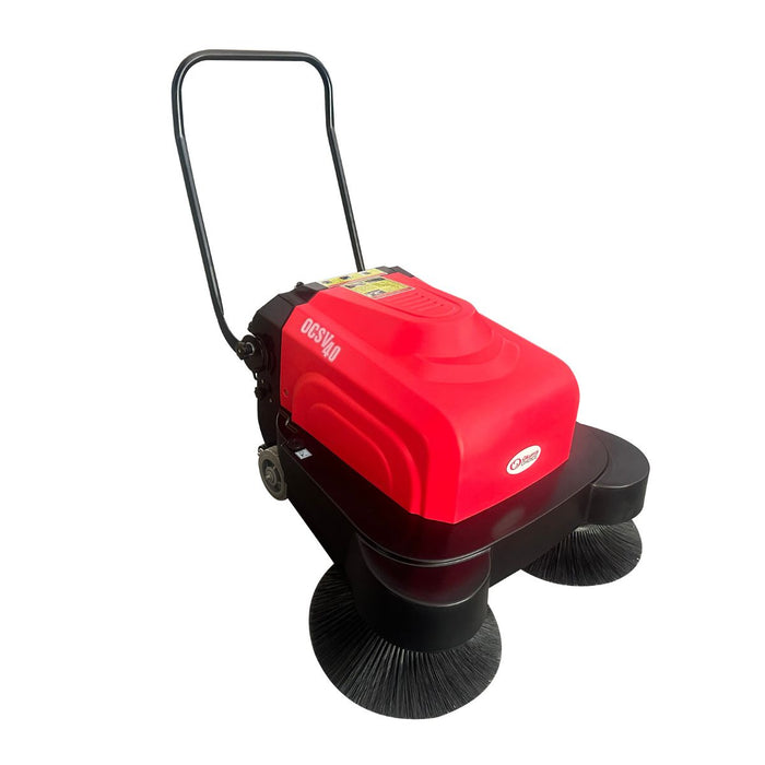 Okum's Choice OCSV40 40" Battery Powered Walk Behind Floor Sweeper