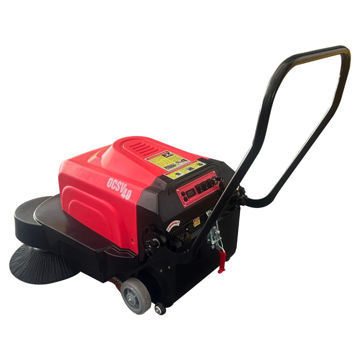 Okum's Choice OCSV40 40" Battery Powered Walk Behind Floor Sweeper