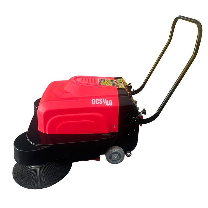 Okum's Choice OCSV40 40" Battery Powered Walk Behind Floor Sweeper