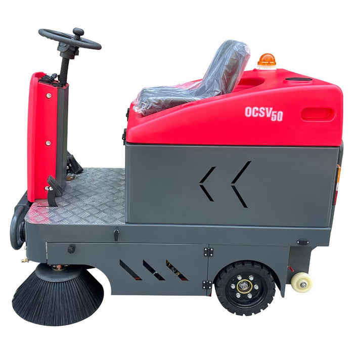 Okum's Choice OCSV50 50" Ride-On Industrial Floor Sweeper