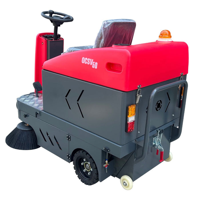 Okum's Choice OCSV50 50" Ride-On Industrial Floor Sweeper