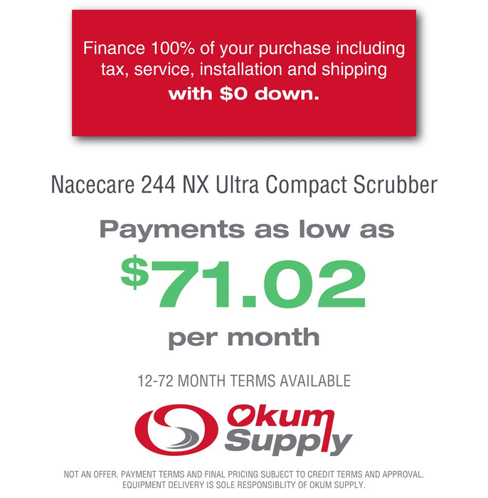 Nacecare 244NX Ultra Compact 18" Scrubber - Showroom Demo Floor Machine Model | Financing Available