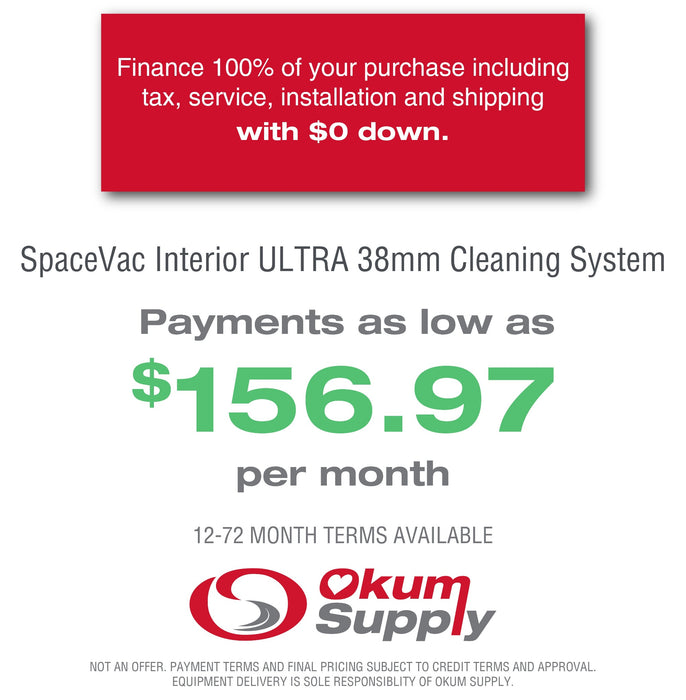 SpaceVac Interior ULTRA 38mm Cleaning System | Financing Available