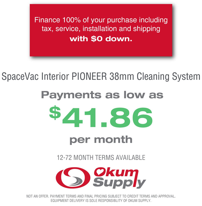 SpaceVac Interior PIONEER 38mm Cleaning System | Financing Available