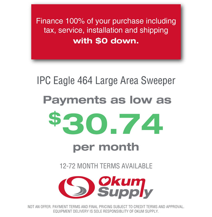 IPC Eagle 464 Large Area Sweeper / Vacuum - Refurbished Floor Machine - Warranty | Financing Available