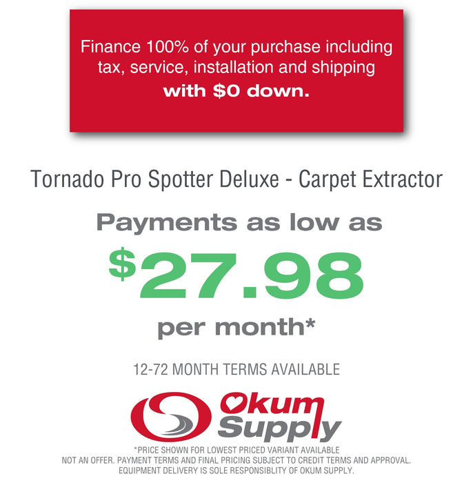 Tornado - Pro Spotter Deluxe - Carpet Extractor - 3.5 GAL | Financing Available