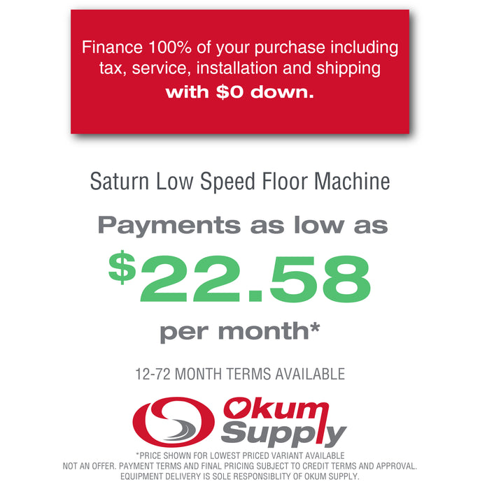 Saturn™ Low Speed Floor Machines - In Stock | Financing Available