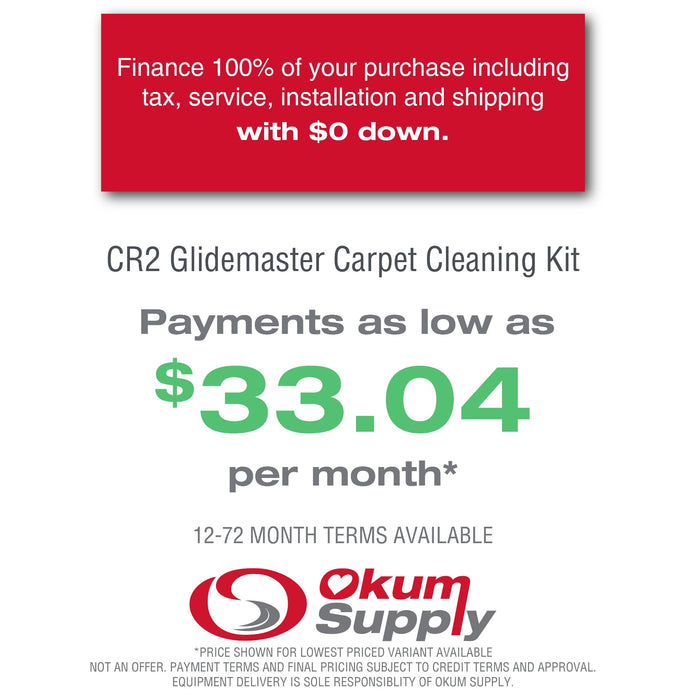 CR2 Glidemaster Carpet Cleaning Kit | Financing Available