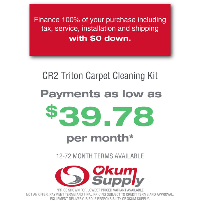 CR2 Triton Carpet Cleaning Kit | Financing Available