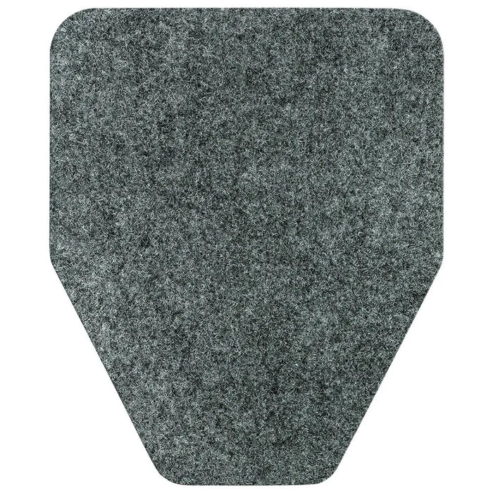 Wizkid - Original Cut - Antimicrobial Urinal Mat - Black - 6/PK (30 Day Timer)