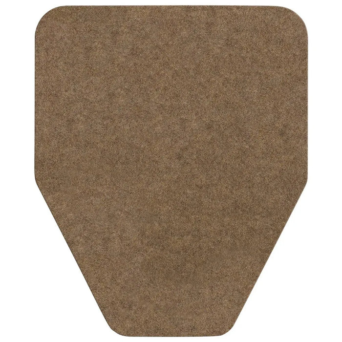 Wizkid - Original Cut - Antimicrobial Urinal Mat - Black - 6/PK (30 Day Timer)