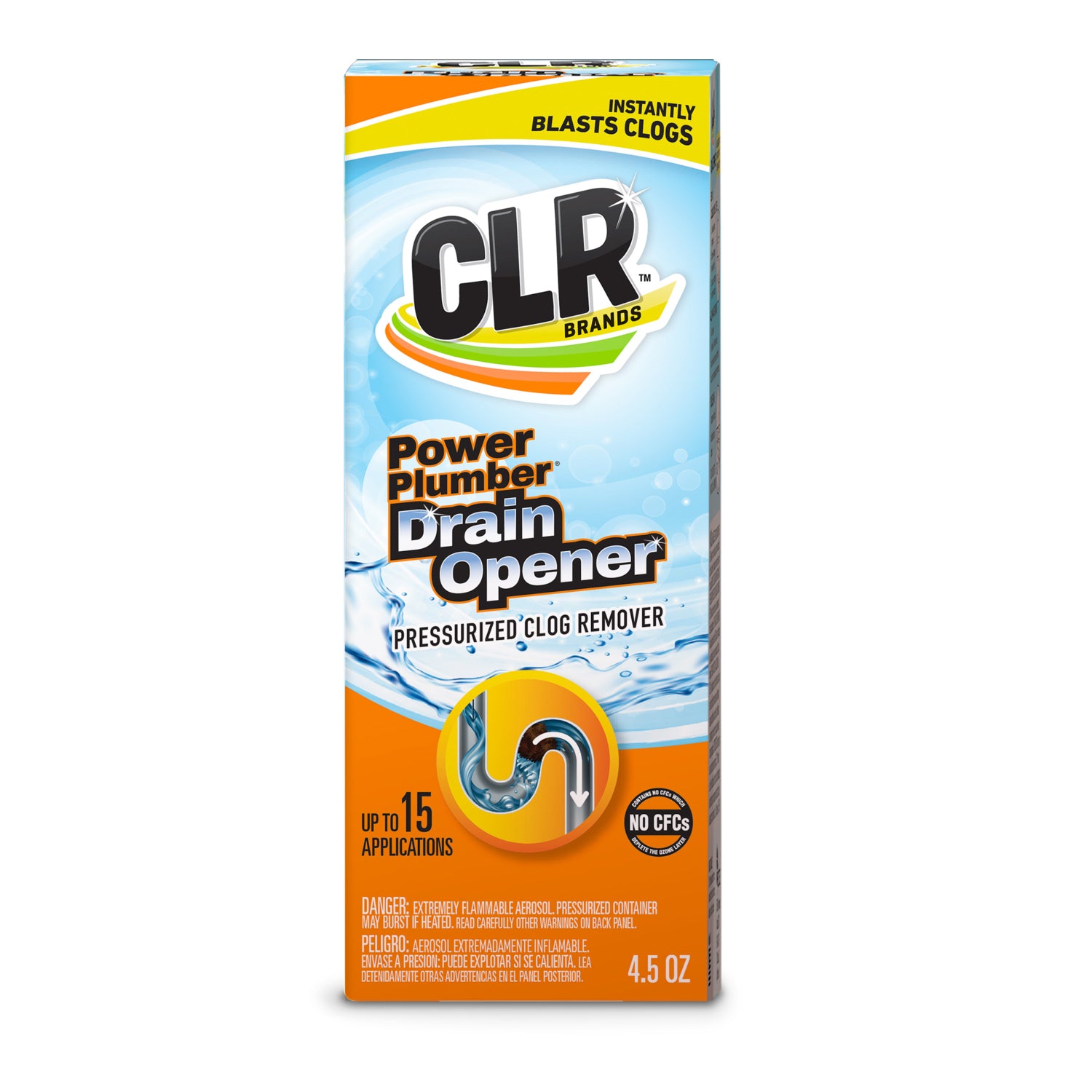 CLR Brands® Drain Opener | Chemical-Free Compressed Gas Drain Cleaner