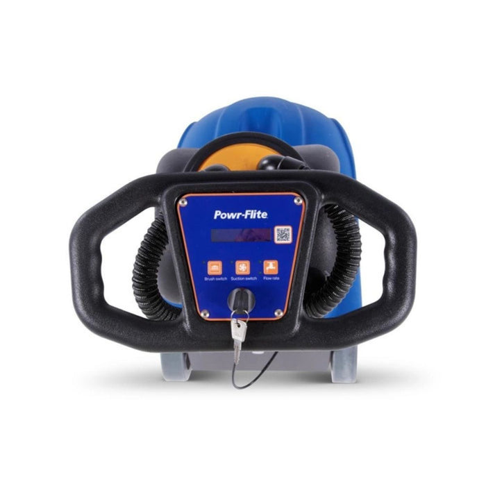 13" Compact Walk Behind Scrubber - AGM Batteries (Off-board charger, brush, pad and pad driver all included)