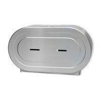 Twin 9" Jumbo w/ 2 1/4" & 3 3/8" Adaptor - Brushed Stainless