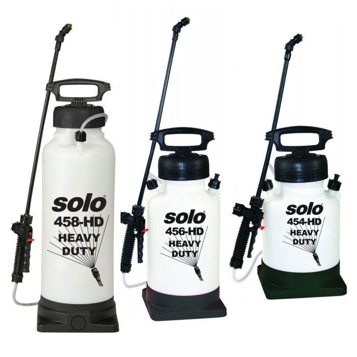SOLO Handheld Pump Sprayers - Heavy Duty - Viton Seals - Acidic | Available in Multiple Sizes
