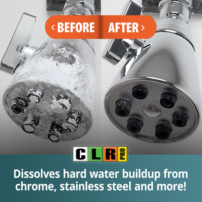 CLR PRO® Calcium, Lime & Rust Remover | Hard Water & Mineral Deposit Cleaner