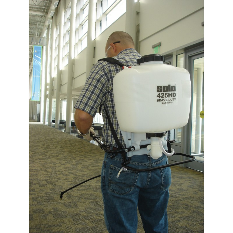 SOLO 4 Gallon Heavy-Duty Piston Backpack Sprayer with Viton Seals - 425-HD