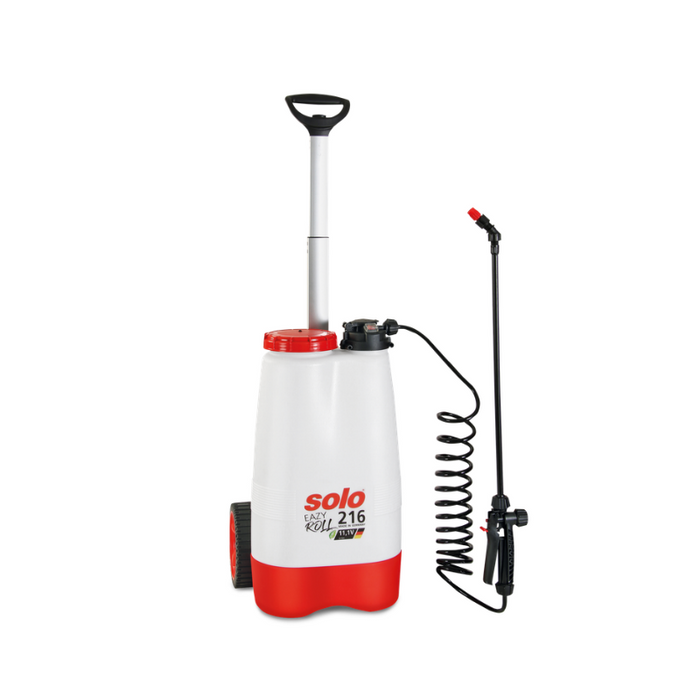SOLO ROLL 5 Gallon Battery-Powered Wheeled Sprayer with Pull Handle - 216-EAZY