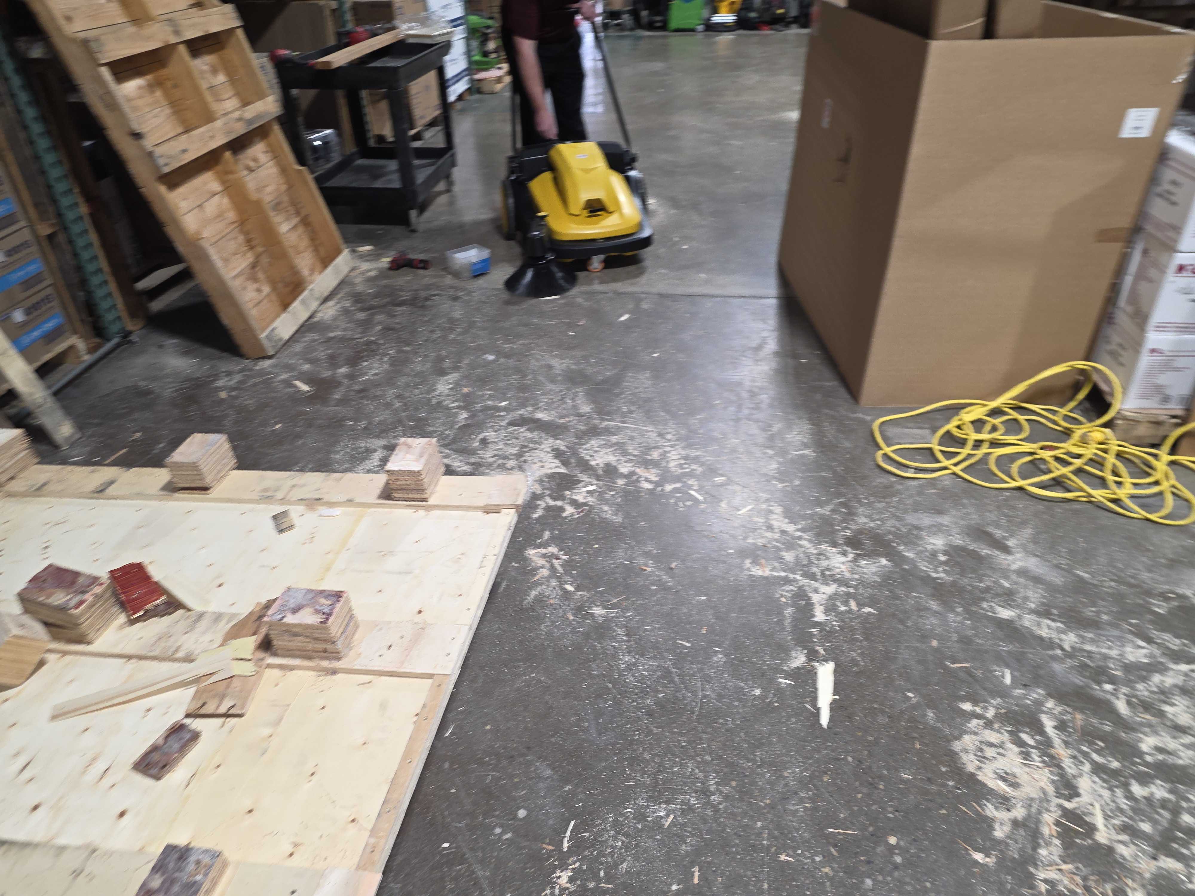 OCCS Floor Sweeper 26" Wide - Battery Powered