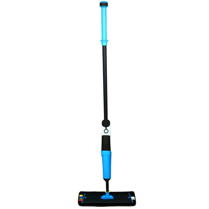 Mopster® 2.0 Bucketless Handle Mop - 18" - Black/Blue