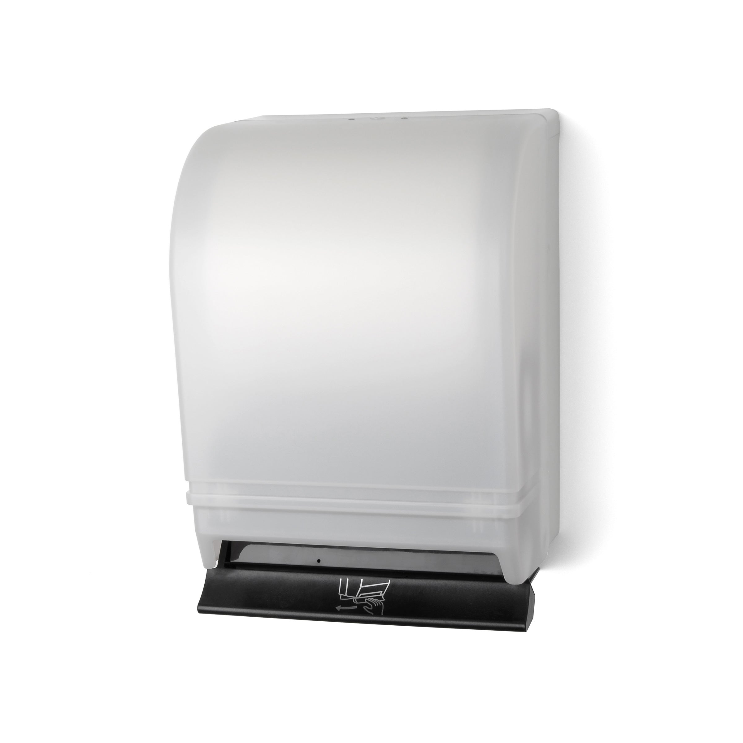 Auto-Transfer Push Bar Roll Towel Dispensers - Plastic