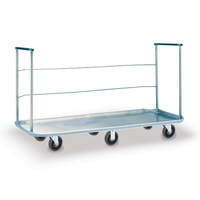 Stainless Steel 24" x 72" Utility Carry-All Cart
