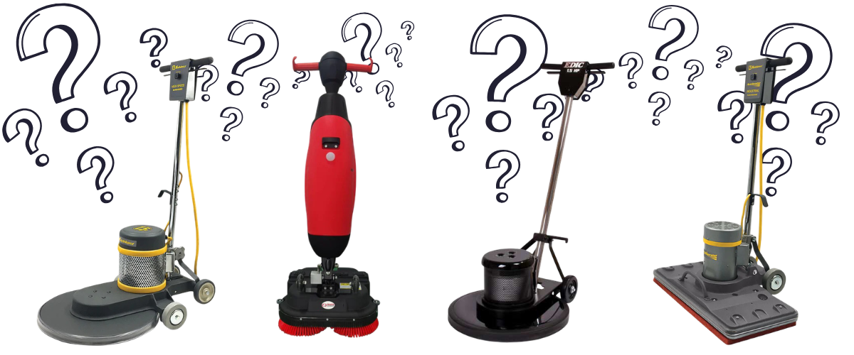 The Difference Between Floor Buffers, Burnishers, Scrubbers, and Orbital Machines