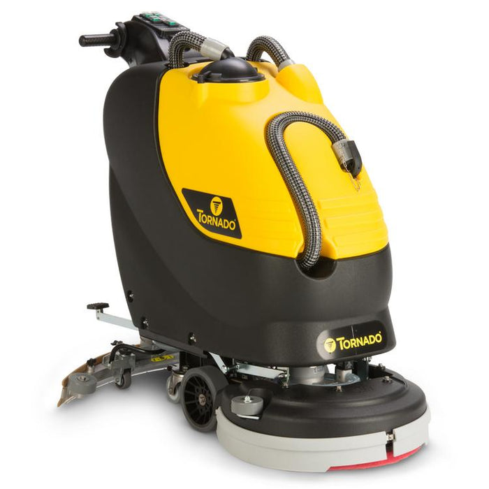 BD 20/11LT Traction Drive Automatic Scrubber w/ Lead Acid Batteries - 20" - 11 GAL - Disc Brush - Includes On-board 24 V Charger, (1) Pad Holder, & (2) 99508 12V Lead Acid Batteries