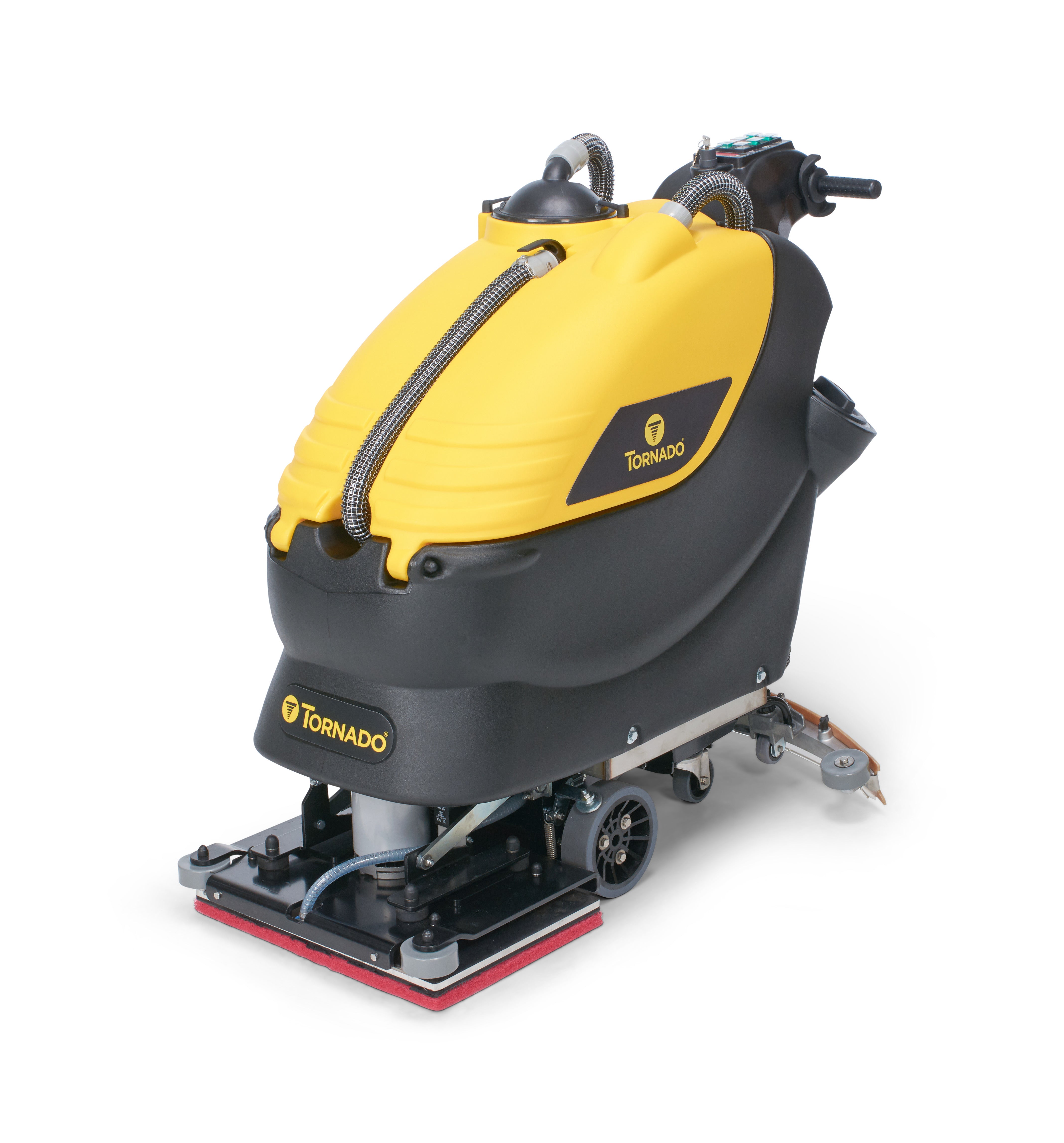 OB 20/14 Traction Drive Automatic Scrubber w/ Lead Acid Batteries - 20" - 14 GAL - Orbital Brush - Includes On-board 24V Charger, & (2) 98275 Lead Acid Batteries