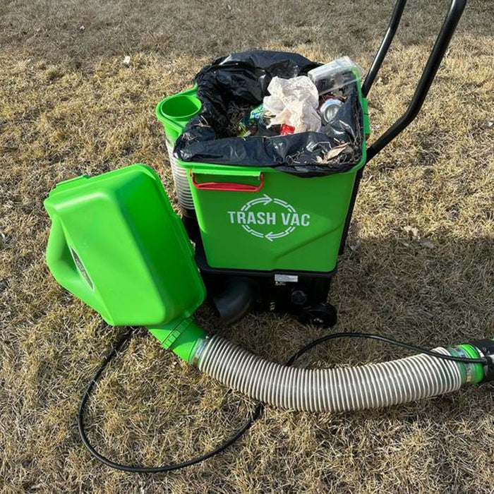 Trash Vac Debris Vacuum - Pull-Behind & Backpack Combo