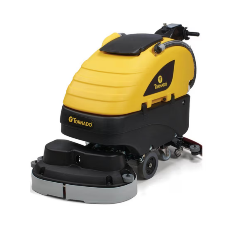 BD 26/20 Traction Drive Automatic Scrubber w/ Lead Acid Batteries - 26" - 20 GAL - Disc Brush - Includes On-board 24V Charger & (1) Pad Holder & (4) 99506 Lead Acid Batteries