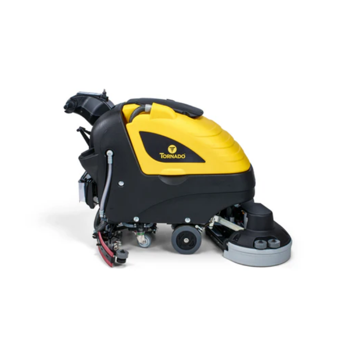 BD 30/20 Traction Drive Automatic Scrubber w/ Lead Acid Batteries - 30" - 20 GAL - Disc Brush - Includes On-board 24V Charger, (1) Pad Holder, & (4) 99506 Lead Acid Batteries