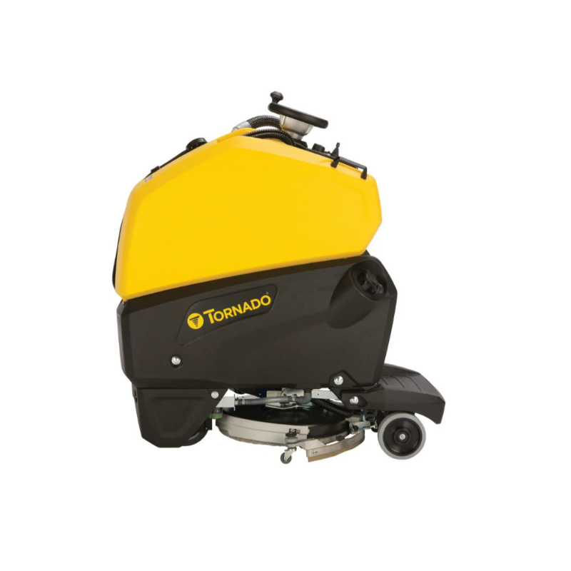 BDSO 20/21 Stand-On Rider Automatic Scrubber - 20" - 21 GAL - Disc Brush - Includes On-board 24V Charger, Pad Holder, & Batteries