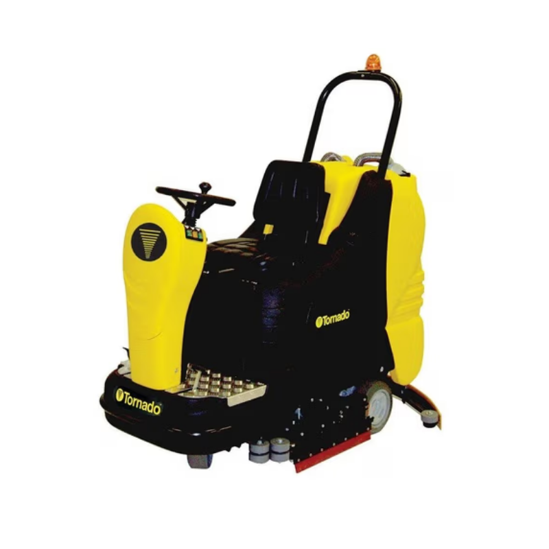BR 33/30 Ride-On Automatic Scrubber - 33" - 30 GAL - Cylindrical Brush - Includes Batteries and Standard Charger; 2 Pad Drivers & Brushes Required