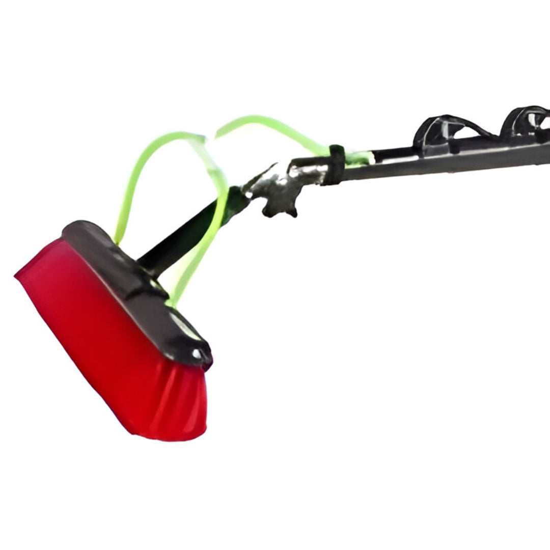 25' Window Cleaning Kit - (C025-2 - 25' Carbon Fiber Telescopic)-(SBZ - Speed Brush Zero Degr)-(GN4 - 4" Gooseneck Plastic ADJ)
