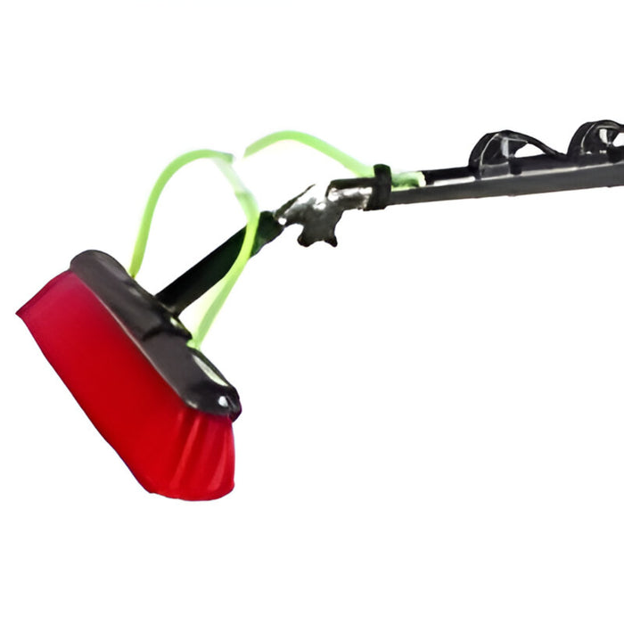 25' Window Cleaning Kit - (C025-2 - 25' Carbon Fiber Telescopic)-(SBZ - Speed Brush Zero Degr)-(GN4 - 4" Gooseneck Plastic ADJ)