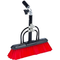 35' Window Cleaning Kit - (C035-2 - 35' Carbon Fiber Telescopic)-(SBZ - Speed Brush Zero Degr)-(GN8 - 8" Gooseneck Plastic ADJ3