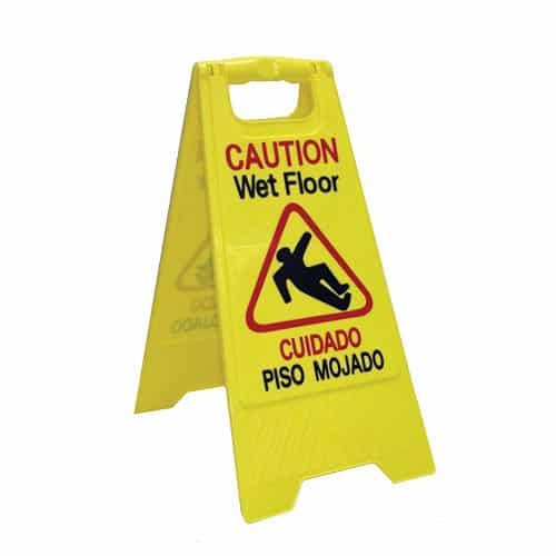 24" Wet Floor Sign