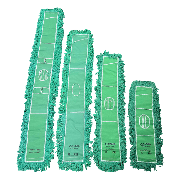 Golden Star Infinity Twist Looped-End Dust Mop | Durable, Patented Design (Multiple Sizes)
