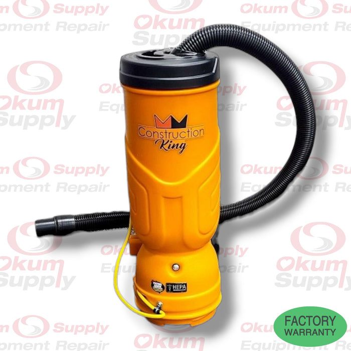 Construction King HEPA Backpack Vacuum - In Stock | Fast, Efficient Cleaning Power