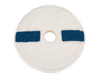 Microfiber Polar Scrub Floor Pad / Single Sided - Velcro - White - (2/CS)