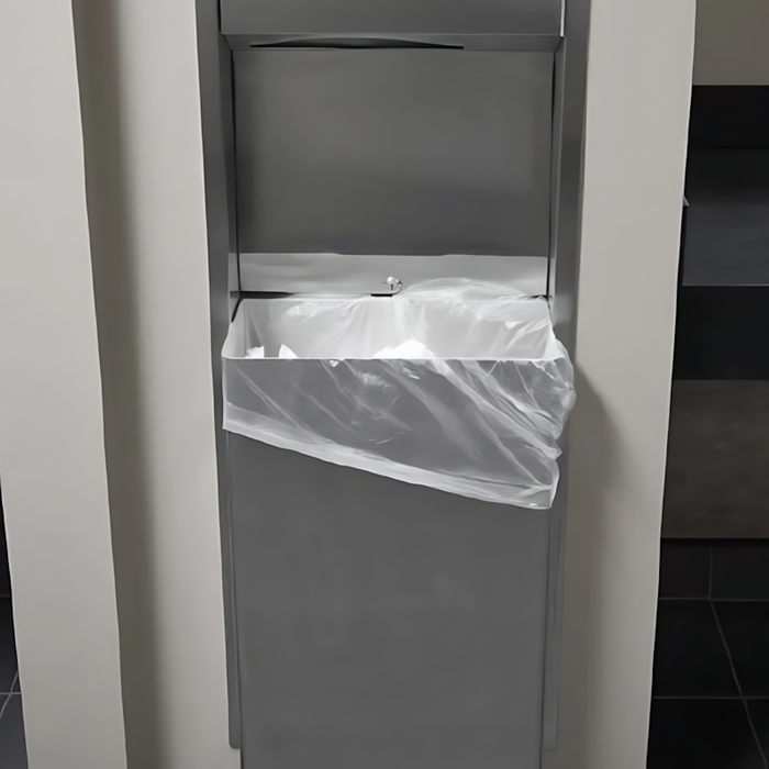 High Density Can Liners - Clear - Star Seal - Coreless - 4 to 7 GAL - 6 MIC