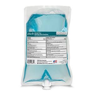 Alcohol Free Foaming Hand Sanitizer Clario TF Bags 6/1000ml