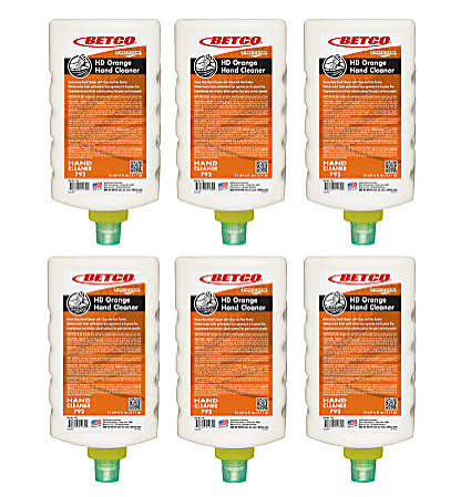HD Orange Heavy Duty Hand Cleaner 6 - 2 L Triton Bottles